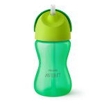 Vaso con Bombilla 300ml +12m Verde - Imagen 2
