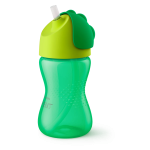 Vaso con Bombilla 300ml +12m Verde