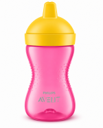 Vaso con boquilla rígida rosado Avent 300ml