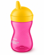Vaso con boquilla rígida rosado Avent 300ml - Imagen 2