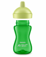 Vaso con boquilla rígida verde Avent 300ml - Imagen 2